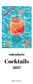Istituto Fotocromo Italiano - 2027 Slim Calendar - Size 13.5 x 34 cm - Cocktails