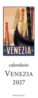 Istituto Fotocromo Italiano - 2027 Slim Calendar - Size 13.5 x 34 cm - Venezia
