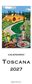 Istituto Fotocromo Italiano - 2027 Slim Calendar - Size 13.5 x 34 cm - Toscana