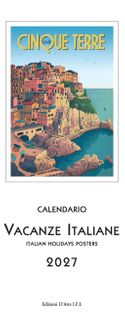 Istituto Fotocromo Italiano - 2027 Slim Calendar - Size 13.5 x 34 cm - Vacanze Italiane