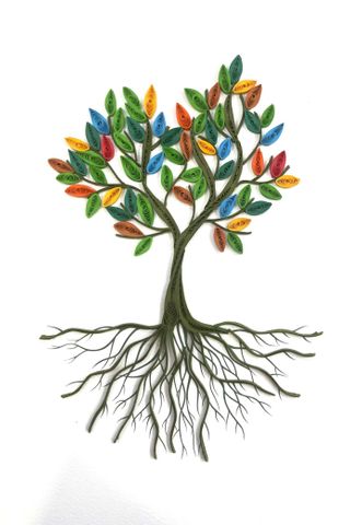 Origamo - Quilling Greeting Card - Filigrana Collection - Tree of Life