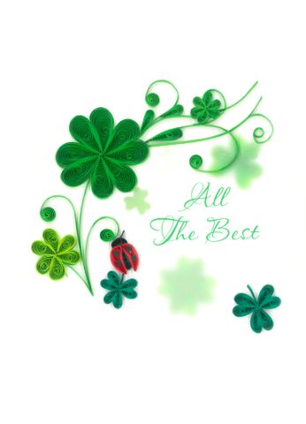 Origamo - Quilling Greeting Card - Filigrana Collection - All The Best