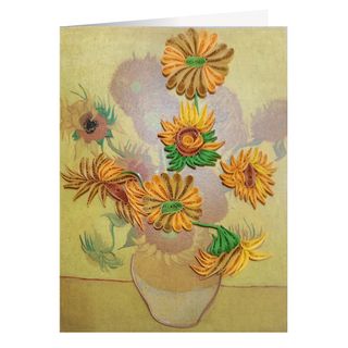 Origamo - Quilling Greeting Card - Van Gogh Collection - Sunflowers