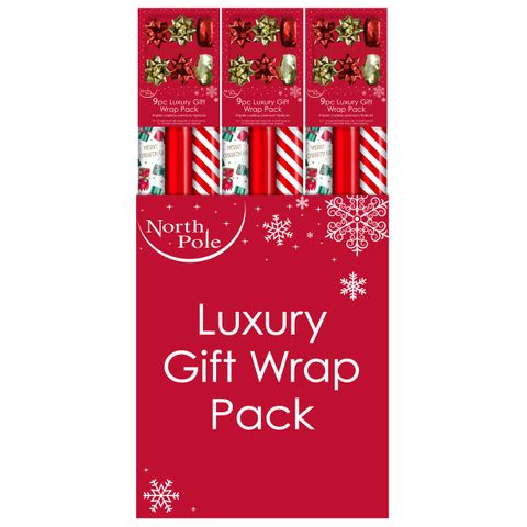 Eurowrap - Candy Metallic Compendium (3 Rolls, 2 Ribbons, 4 Bows)