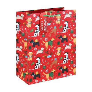 Eurowrap - Christmas Paws - Large Gift Bag