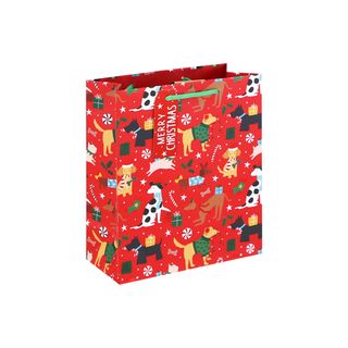 Eurowrap - Christmas Paws - Medium Gift Bag