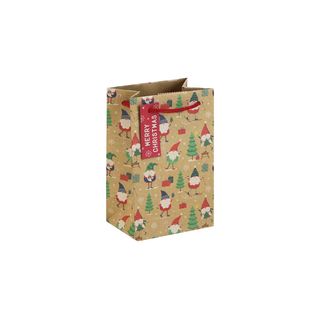 Eurowrap - Gonk Brown Kraft - Perfume Gift Bag