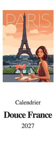 Istituto Fotocromo Italiano - 2027 Slim Calendar - Size 13.5 x 34 cm - Douce France