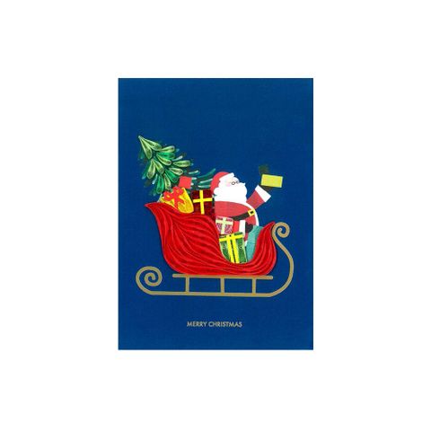 Origamo - Quilling Christmas Card - Filigrana Collection - Santa's Sleigh