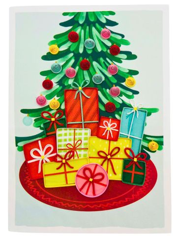 Origamo - Quilling Christmas Card - Filigrana Collection - Gifts under the Tree (Ribbons)