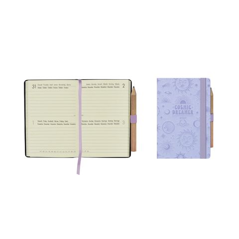 Legami - 2027 2-Day Diary - Mini - Cosmic Lilac