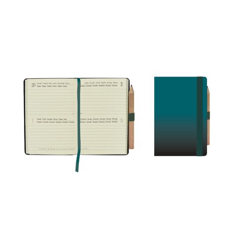 Legami - 2027 2-Day Diary - Mini - Deep Teal