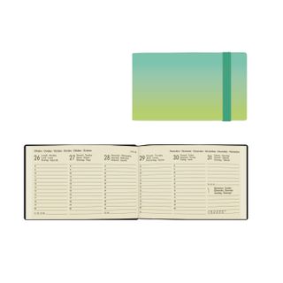 Legami - 2027 Weekly Horizontal Diary - Small - Shades of Green