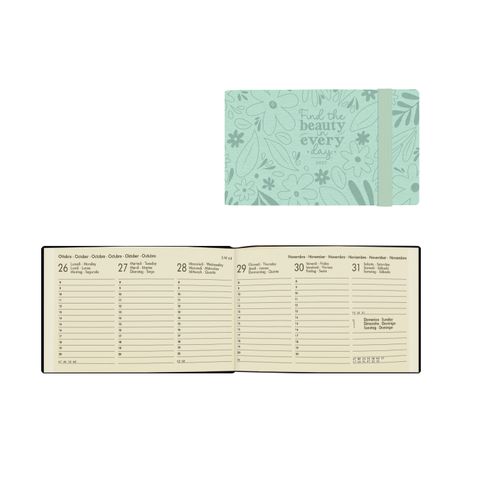 Legami - 2027 Weekly Horizontal Diary - Small - Botanic Garden