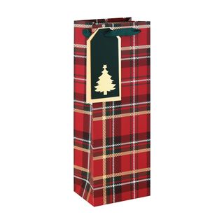 Eurowrap - Tartan - Bottle Bag