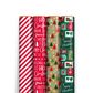 Eurowrap - 4 metre Contemporary Christmas Gift Wrap (Plastic Free Packaging) - Carton of 42 Rolls