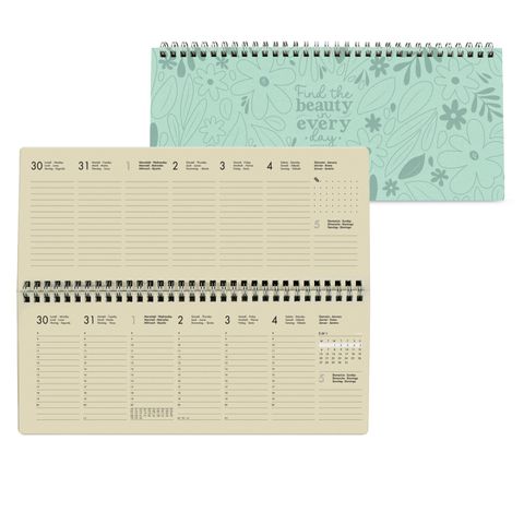 Legami - 2027 Weekly Desk Planner - Deep Teal