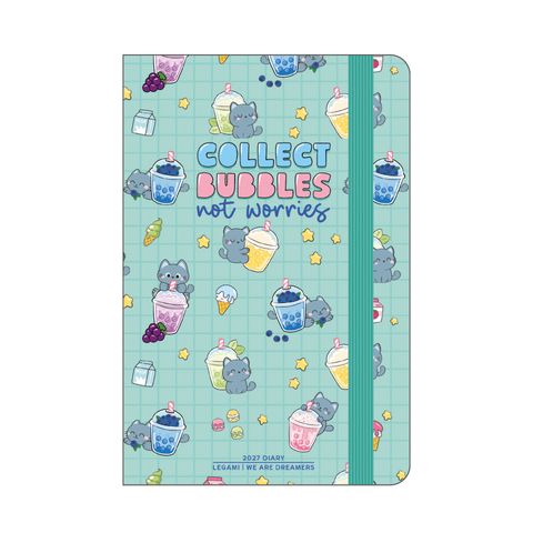 Legami - 2027 Photo Weekly Diary - Medium - Kitty Bubble Tea