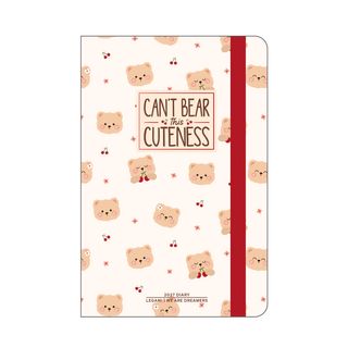Legami - 2027 Photo Weekly Diary - Medium - Teddy Bear Cherry