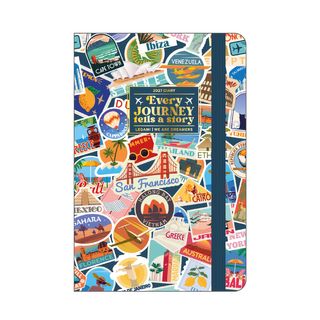 Legami - 2027 Photo Weekly Diary - Medium - Travel Stickers