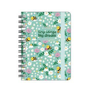 Legami - 2027 Weekly Spiral Bound Diary - Small - Bee