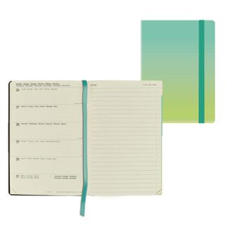 Legami - 2027 Weekly Diary with Notebook - Medium - Shades of Green