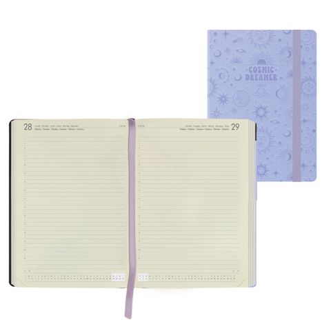 Legami - 2027 Daily Diary - Large - Cosmic Lilac