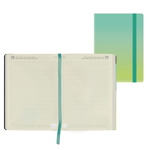 Legami - 2027 Daily Diary - Large - Shades of Green