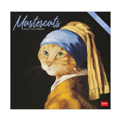 Legami - 2027 Wall Calendar 30 x 29 cm - Mastercats