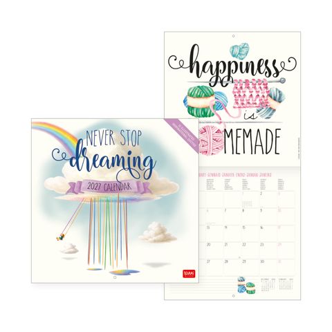 Legami - 2027 Wall Calendar - Uncoated - 30 x 29 cm - Aphorisms