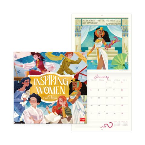 Legami - 2027 Wall Calendar - Uncoated - 30 x 29 cm - Inspiring Women
