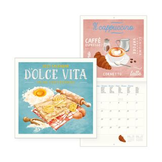 Legami - 2027 Wall Calendar - Uncoated - 30 x 29 cm - La Dolce Vita