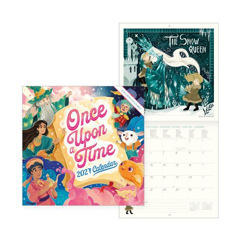 Legami - 2027 Wall Calendar - Uncoated - 30 x 29 cm - Once Upon a Time