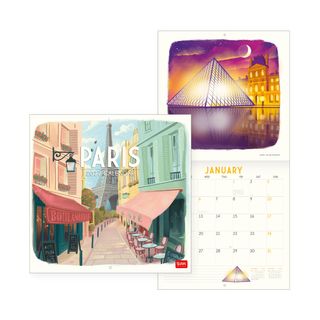 Legami - 2027 Wall Calendar - Uncoated - 30 x 29 cm - Paris