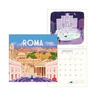Legami - 2027 Wall Calendar - Uncoated - 30 x 29 cm - Rome