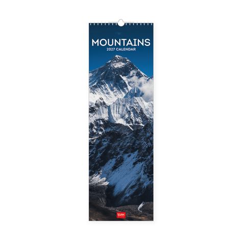 Legami - 2027 Wall Calendar 16 x 49 cm - Mountains