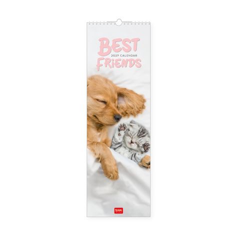 Legami - 2027 Wall Calendar 16 x 49 cm - Best Friends