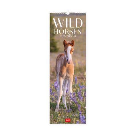 Legami - 2027 Wall Calendar 16 x 49 cm - Wild Horses