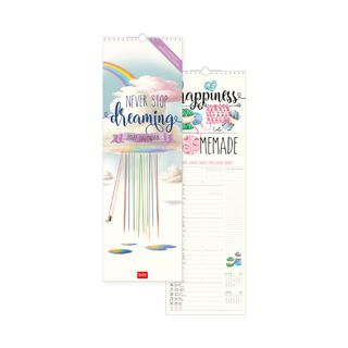 Legami - 2027 Wall Calendar - Uncoated - 18 x 49 cm - Aphorisms