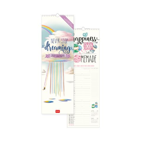 Legami - 2027 Wall Calendar - Uncoated - 18 x 49 cm - Aphorisms