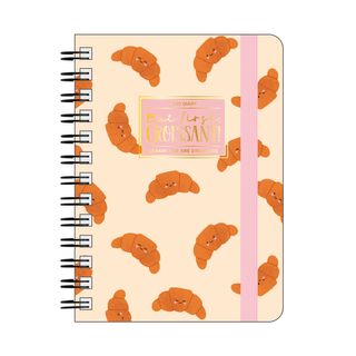 Legami - 2027 Daily Spiral Bound Diary - Small - Croissant