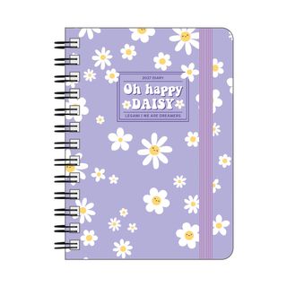 Legami - 2027 Weekly Spiral Bound Diary - Large - Daisy Lilac