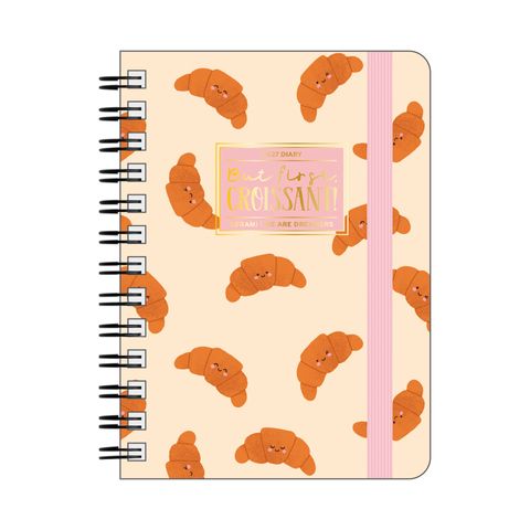 Legami - 2027 Weekly Spiral Bound Diary - Large - Croissant