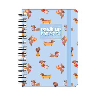 Legami - 2027 Weekly Spiral Bound Diary - Large - Dachshund Pizza