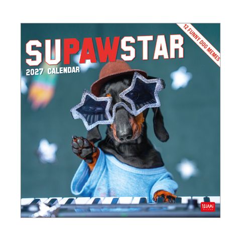 Legami - 2027 Wall Calendar 30 x 29 cm - Supawstar