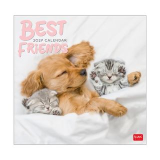 Legami - 2027 Wall Calendar 30 x 29 cm - Best Friends