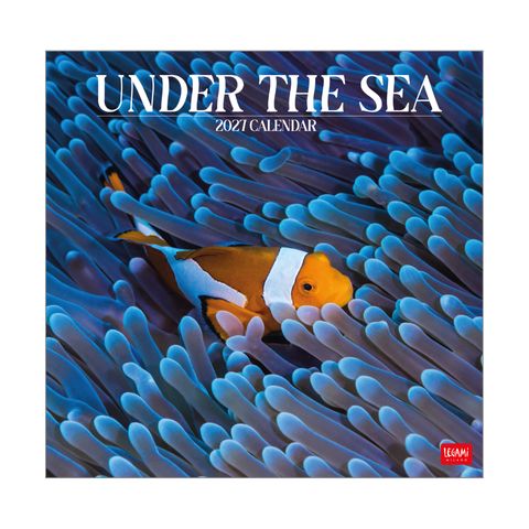 Legami - 2027 Wall Calendar 30 x 29 cm - Under the Sea