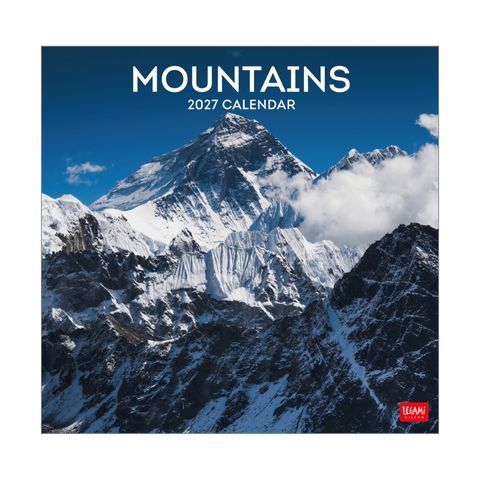 Legami - 2027 Wall Calendar 30 x 29 cm - Mountains