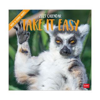 Legami - 2027 Wall Calendar 30 x 29 cm - Take It Easy