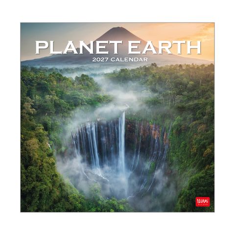 Legami - 2027 Wall Calendar 30 x 29 cm - Planet Earth